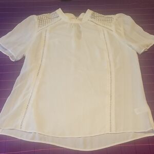 Express Elegant White Blouse